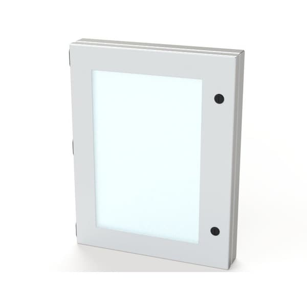 Hinged Window, 18 in. H x 14 in. W x 1-1/2 in. L, Polycarbonate